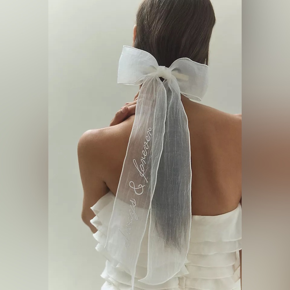 Anthropologie BHLDN Bridal Hair Bow